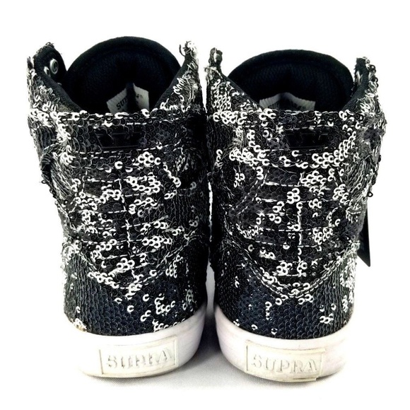 Supra Women's Shoes Skytop Skate Sequence Black - Picture 6 of 8